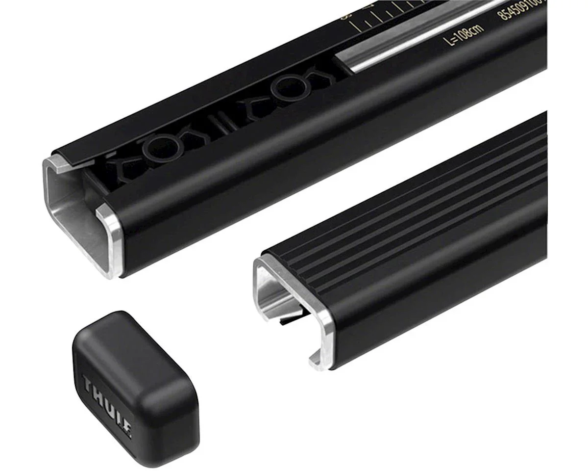 Thule 712100 Squarebar (Black) (118cm/47") (Pair)